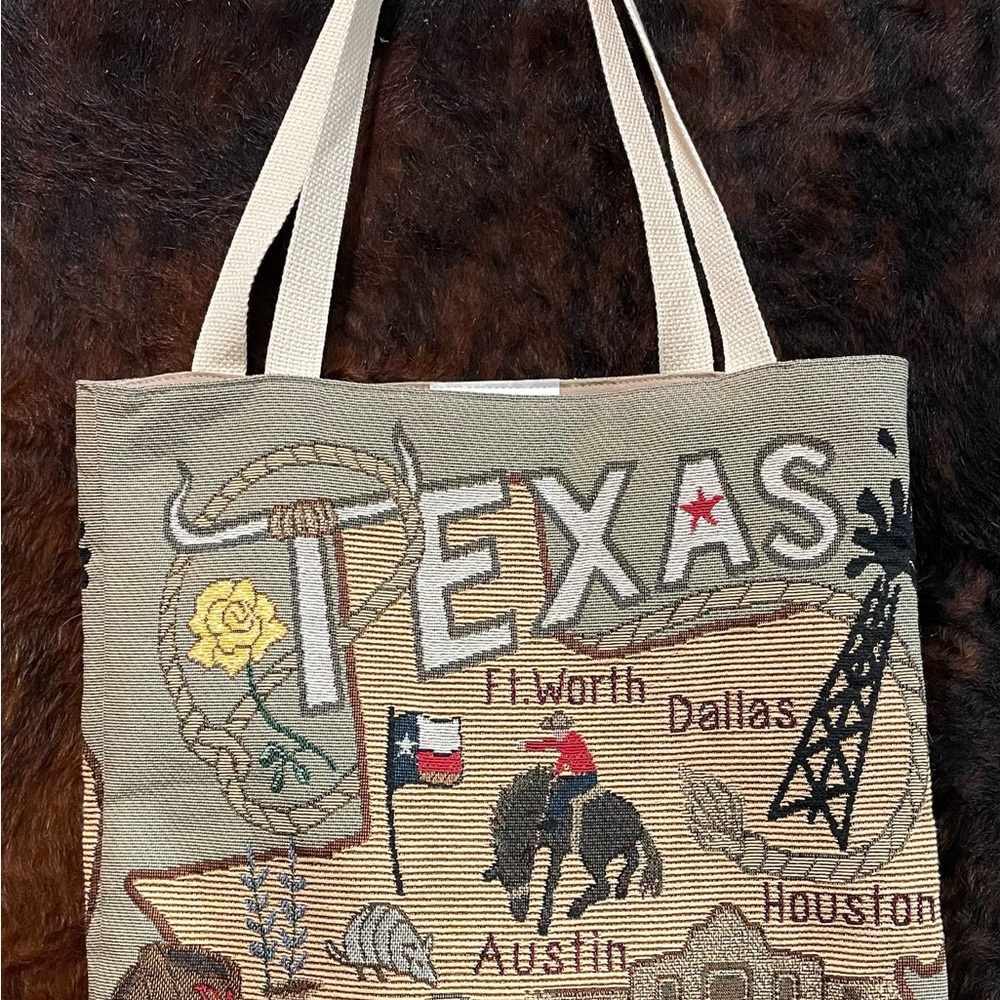 Texas Tapestry Tote Bag